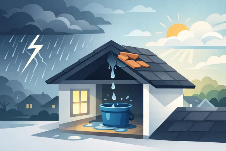 Roof Leak After Storm? What to Do Next
