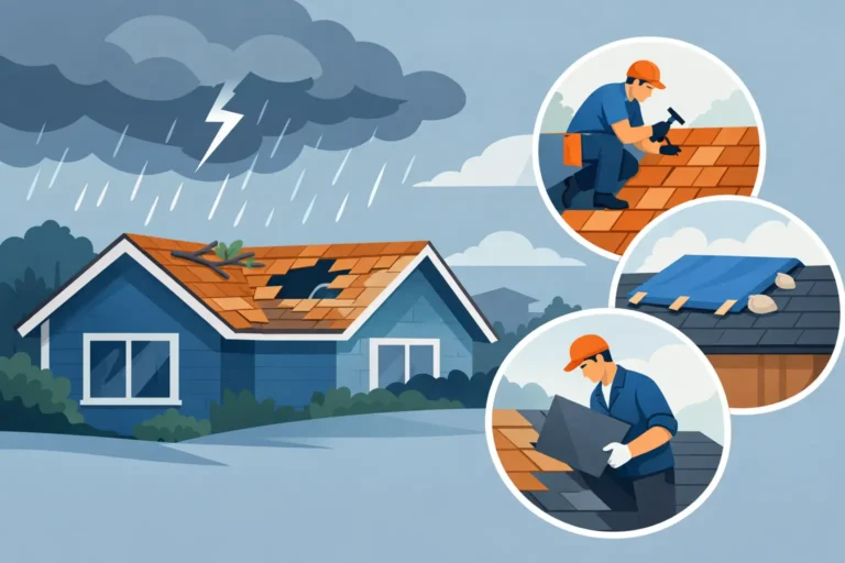 Storm Damaged Roof Repair Options Explained