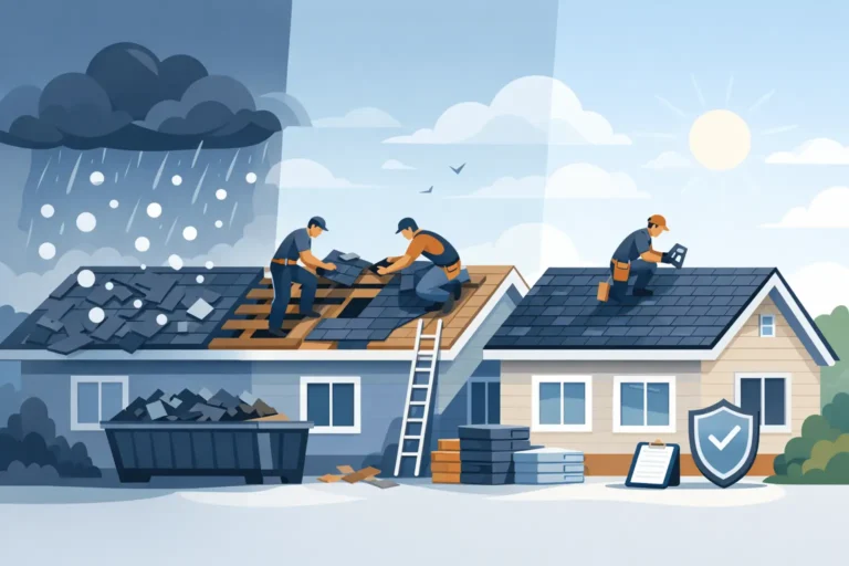 A Hail Damaged Roof Replacement Case Explained