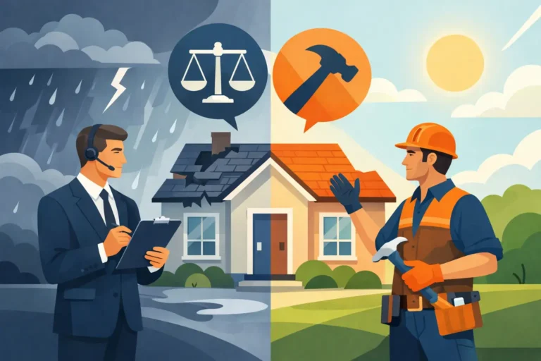 Insurance Adjuster vs Roofer: Who Decides?