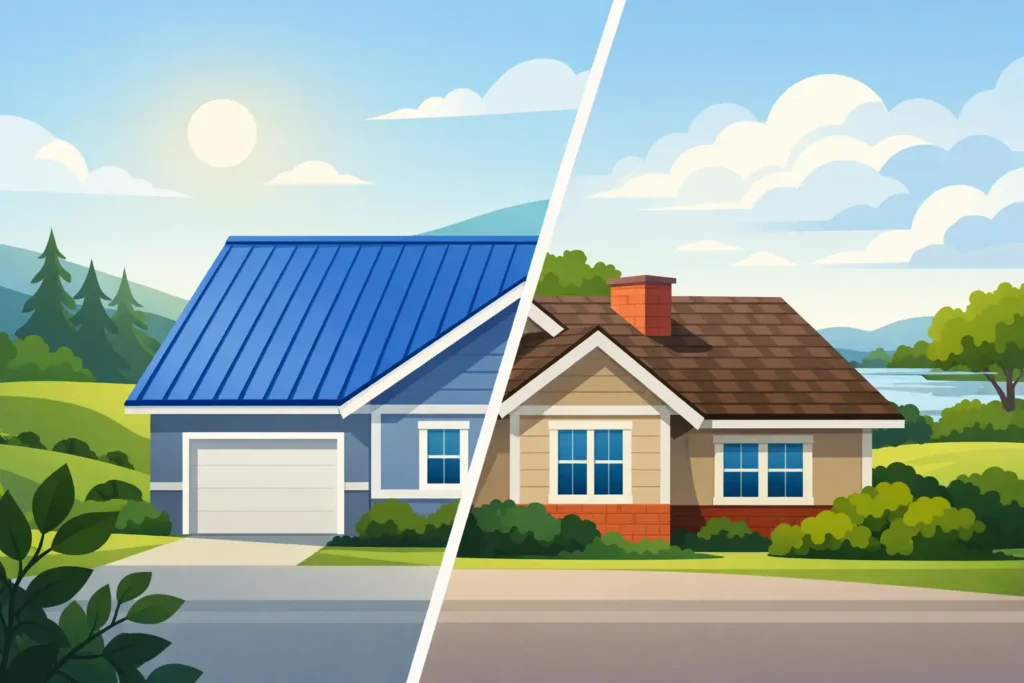 Metal Roof vs Shingles for Alabama Homes