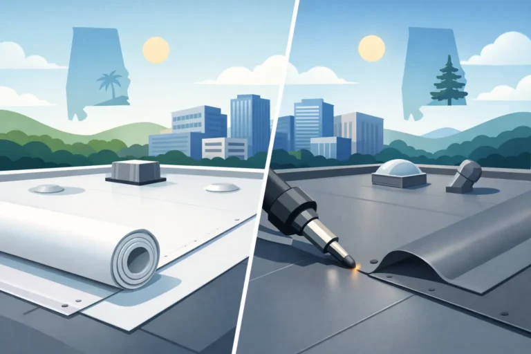 TPO vs PVC Roofing for Alabama Businesses