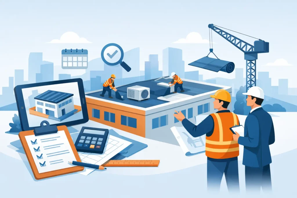 Commercial Roof Replacement Planning Steps