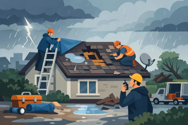 Emergency Roof Repair Steps After a Storm