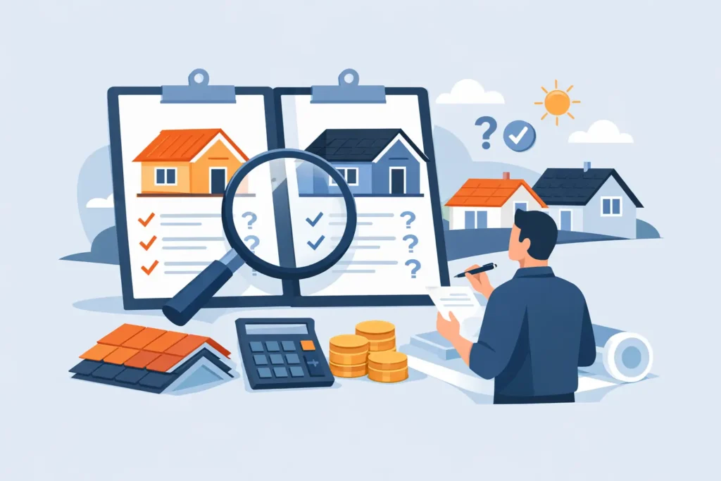 How to Compare Roofing Estimates Without Surprises