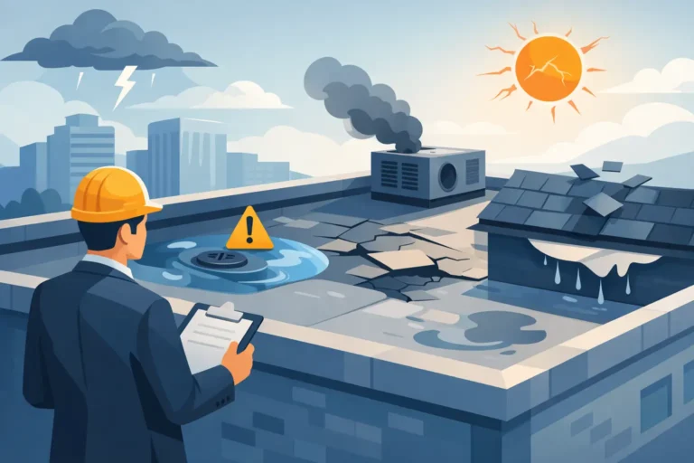 Top Signs of Commercial Roof Failure to Act On