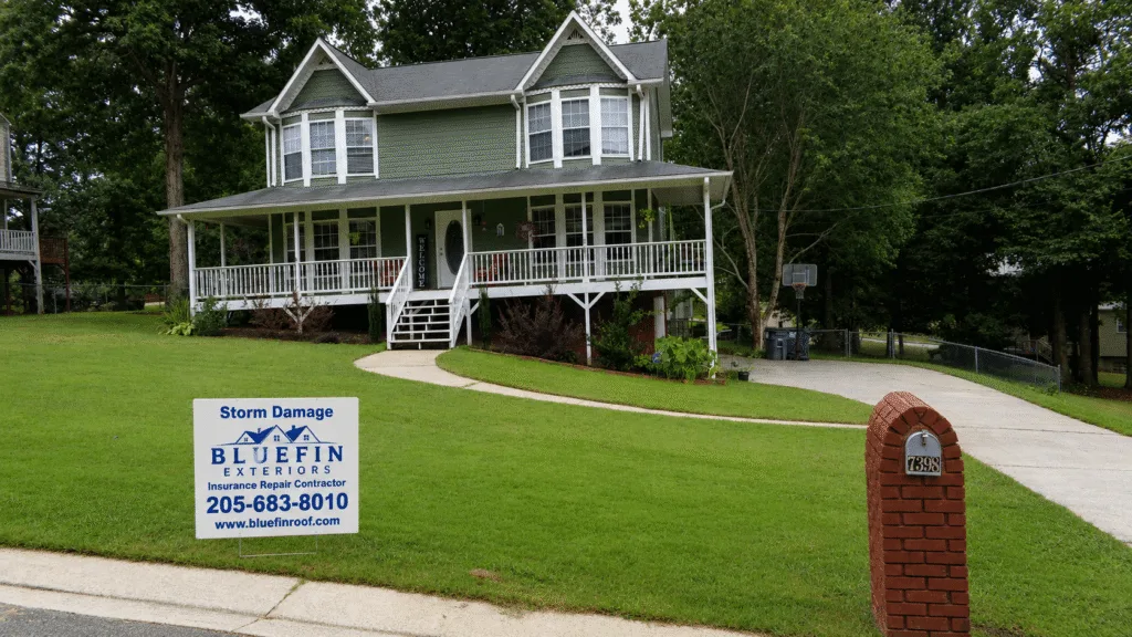 Completed Pinson roof replacement by Bluefin Exteriors