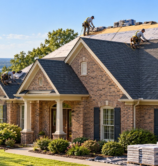 Bluefin Exteriors roof replacement project in Tuscaloosa, Alabama