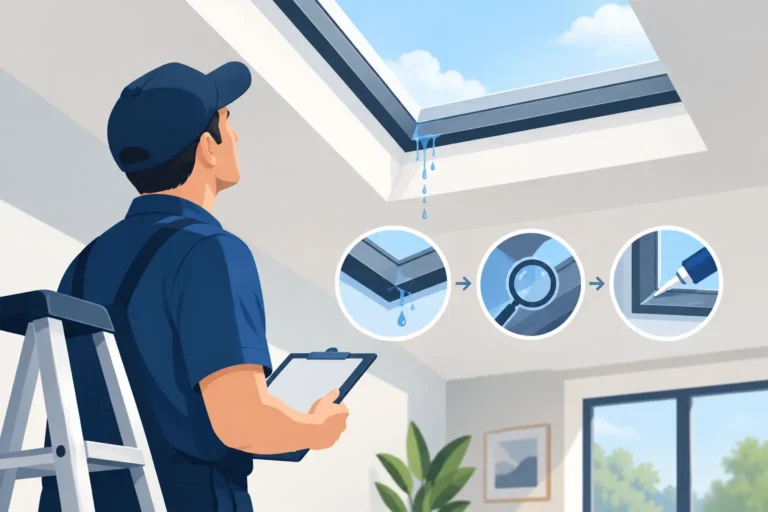 Skylight Leak Repair Starts With the Real Cause